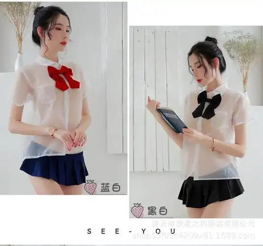 情趣内衣挑逗学生装制服水手服透明套装诱惑女可爱学院风qqny网趣
