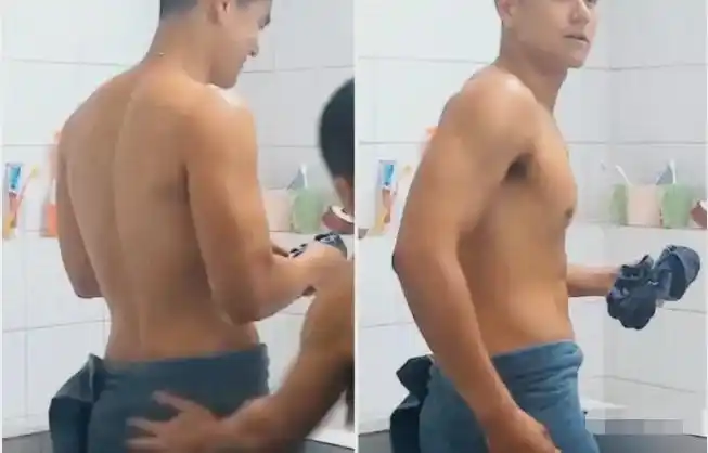 同伴一拍彭于晏的翘臀除了力量满满的腹肌,就是这挺翘q弹的臀了不过