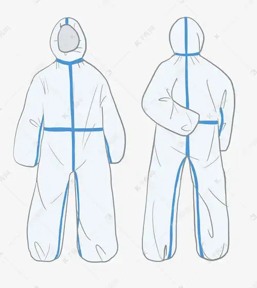 防护服正反面