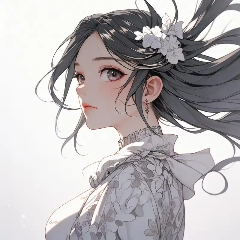 唯美漫画女生头像,做头像超好看94