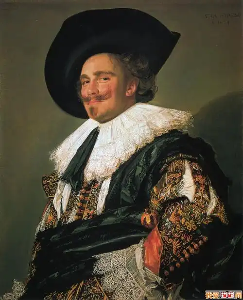 哈尔斯人物肖像画:微笑的骑士