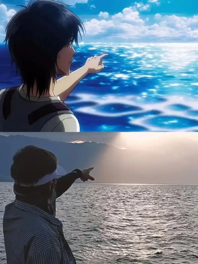 艾伦 #进击的巨人 海98的那边是什么?#自由之翼艾伦耶 - 抖音