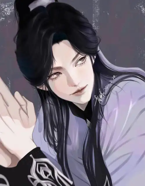 画帅哥就是开心