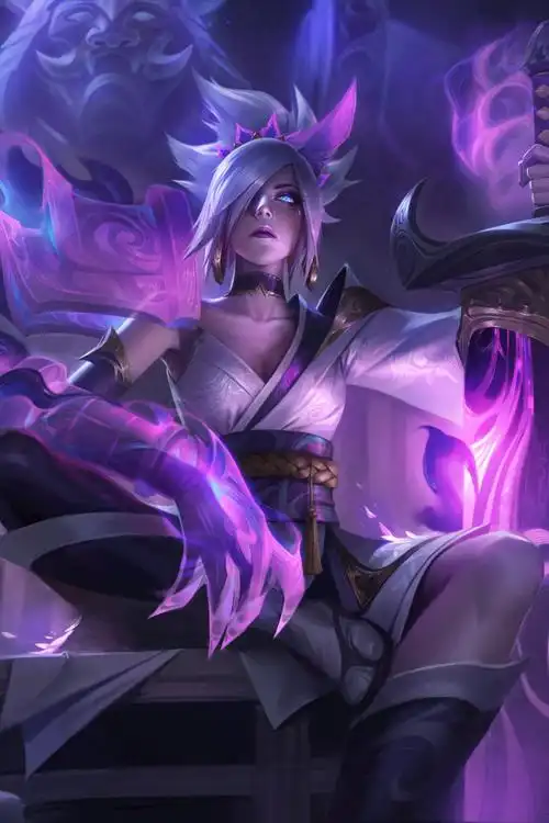 英雄联盟lol放逐之刃瑞文瑞雯锐雯灵魂莲华皮肤原画