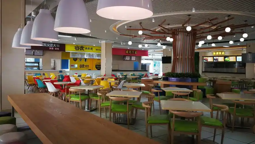 广东警官学院第一食堂设计及照片