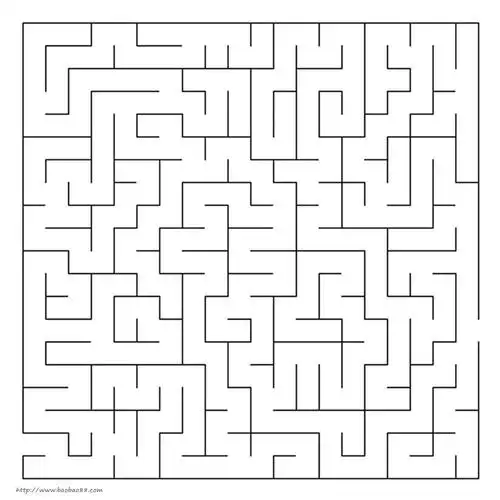 迷宫图片中等难度