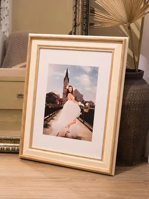 影楼婚纱照相框挂墙24寸任意尺寸画框摆台欧式洗照片做成相框