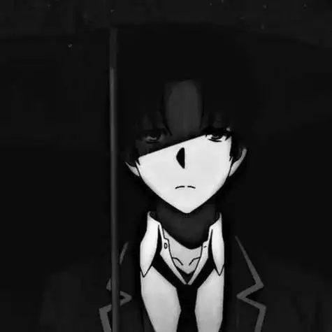 黑暗 丧 风格情侣头像背影 情侣头像图片大全 -【爱个性】