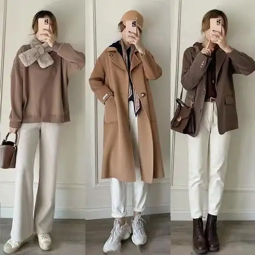 女白色裤子全部搭配图(女生如何穿白裤子好看又有时髦感)-心语百科