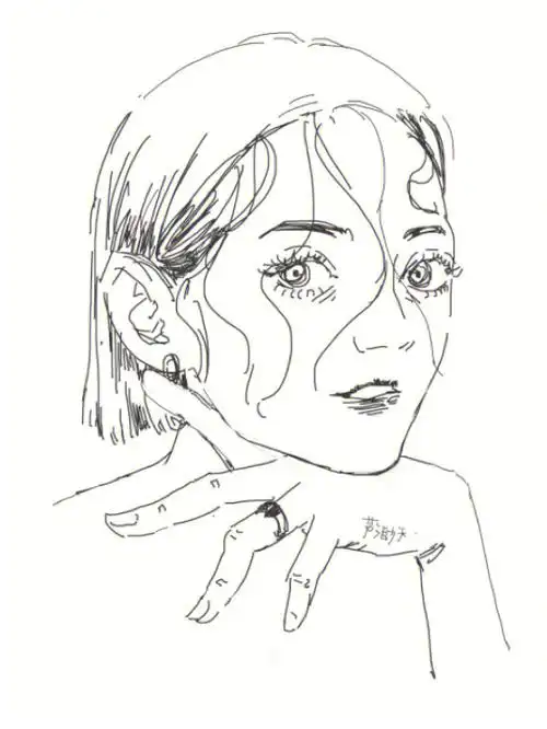 找到了快乐画速写的方法09#速写  #画画  #头像  #人像