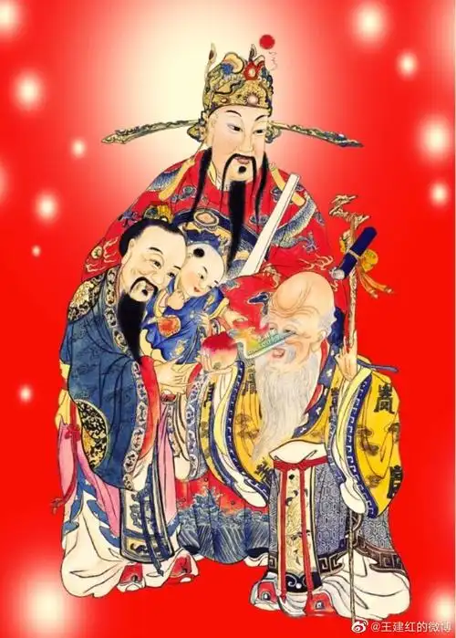 福禄寿三星高清大图