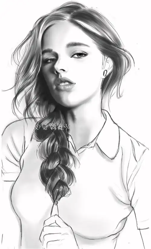 人物肖像画习作