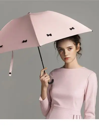 伞太阳伞女防晒超轻小雨伞小清新简约晴雨伞 碟蓝_ 5折现价蕉下