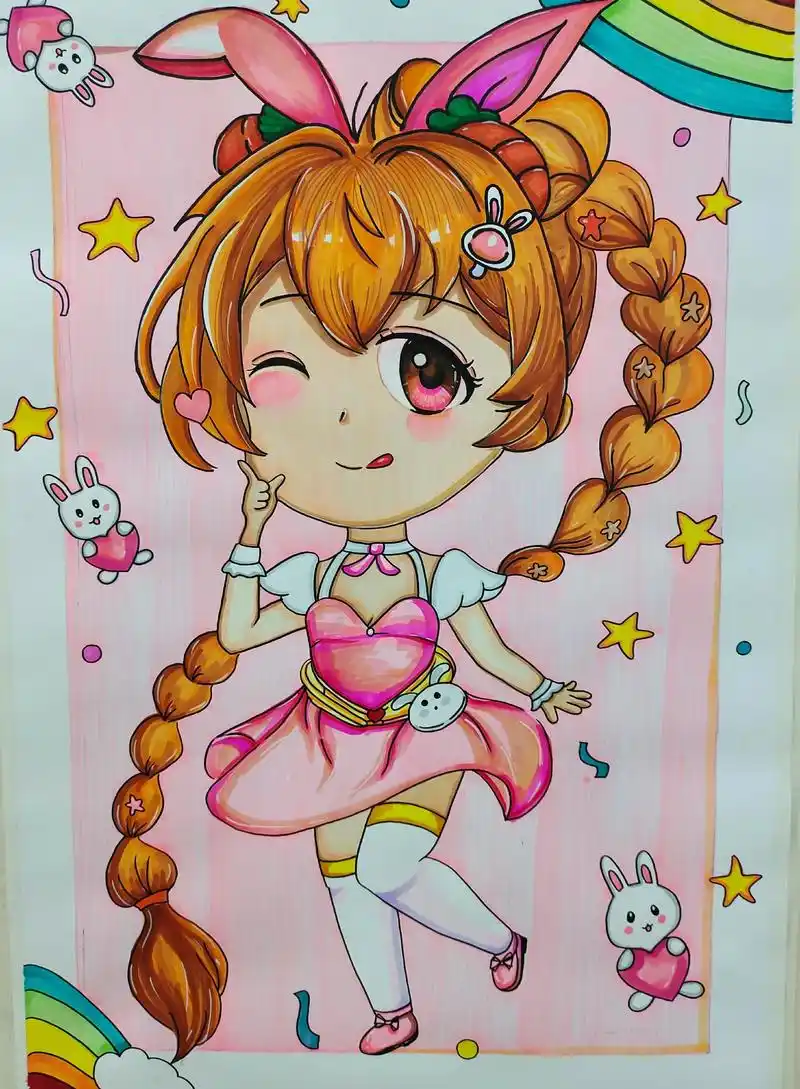 斗罗大陆小舞手绘漫画临摹