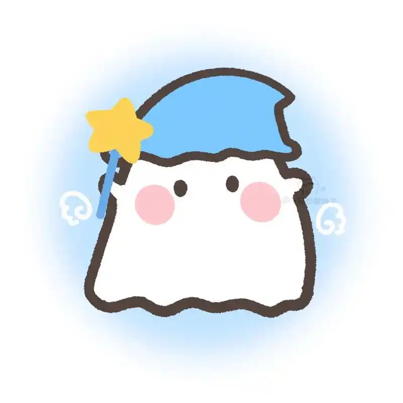 🥳平面可爱鬼|小幽灵头像 把可爱鬼压扁了