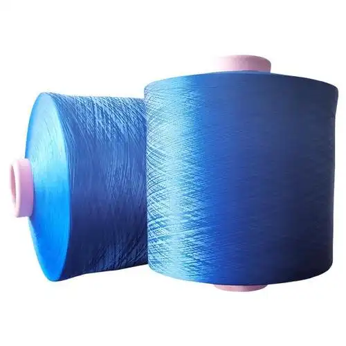 再生环保有色涤纶低弹丝涤纶dty织带用网络丝聚酯纤维重轻低弹丝