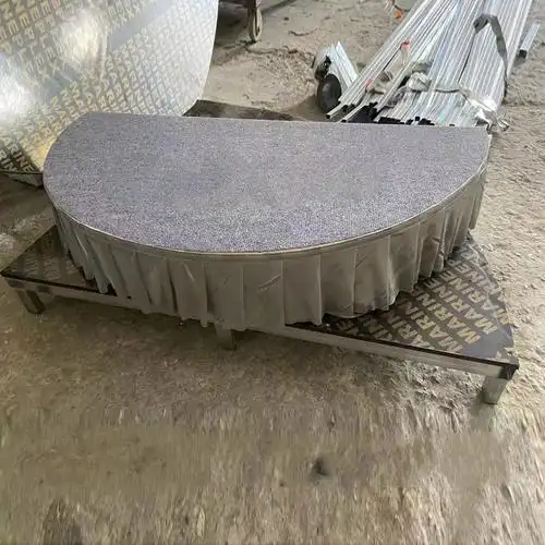 演讲台表演小舞台教室教学地台主持人半圆形站台演讲台演出舞蹈台 3米