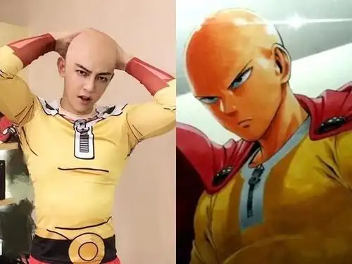 而张卫健就是光头很好看的一个人,他的这张照片也有一些一拳超人的