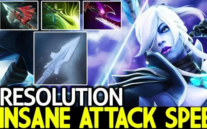 dota2resolution蝴蝶大推推极其恐怖的攻速中单卓尔游侠bydota2high