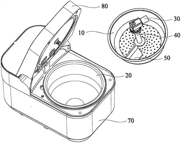 一种具有淘米功能的智能电饭锅