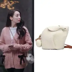 你是我的荣耀乔晶晶迪丽热巴同款包包软萌兔子包毛绒包斜挎包女