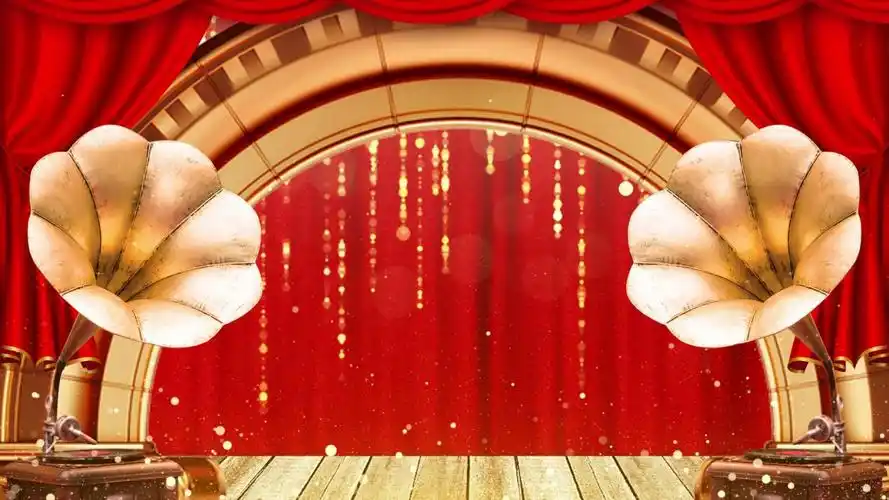 4k复古怀旧上海滩歌舞厅舞台背景视频_3840x2160_高清视频素材下载