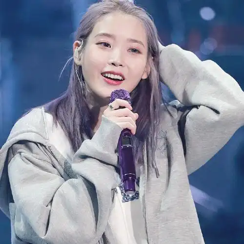 iu同款打歌开衫连帽拉链卫衣周边李知恩演唱会卫衣