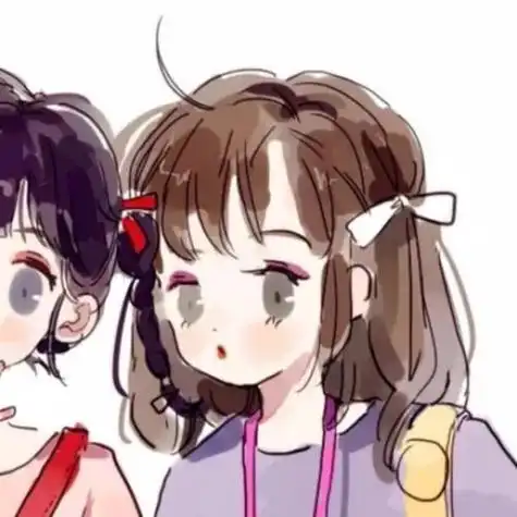 男女闺蜜头像多人团头动漫 动漫头像图片大全 -【爱个性】