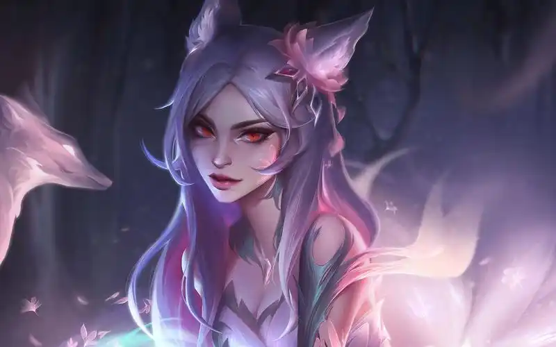 英雄联盟【阿狸同人插画】福瑞控狂喜