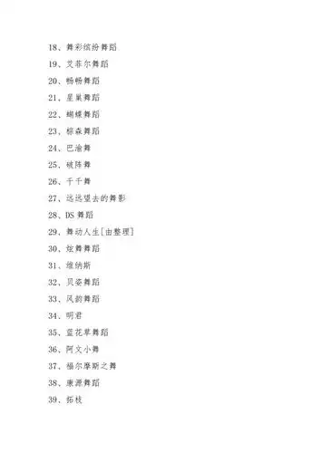 舞蹈名字霸气精选200个