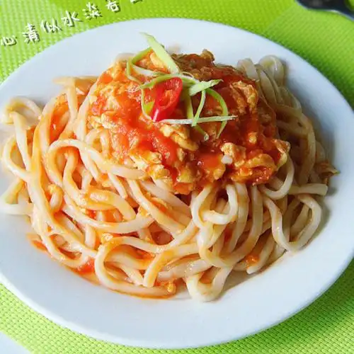 番茄鸡蛋酱拌面的做法_番茄鸡蛋酱拌面怎么做_心清似水淡若云的菜谱