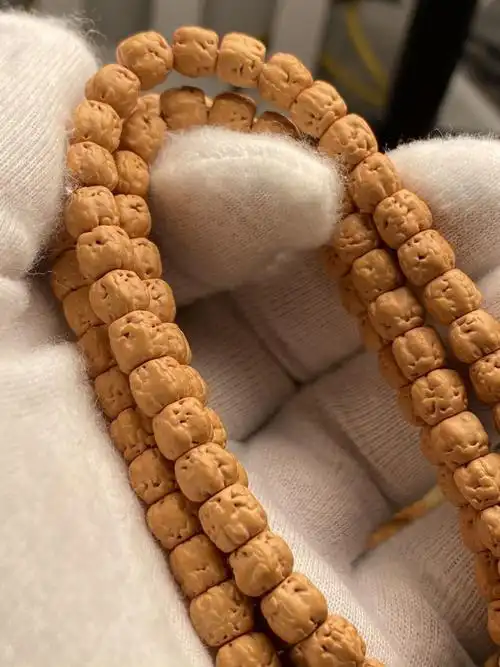 五爪金龙佛手小金刚108颗三日红玄武纹佛珠念珠网红同款藏式佛手6mm