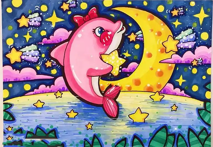 王贺亭老师7661712日线上创意儿童画课程可根据学生的时间安排课程