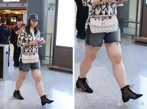 蒋欣在现实生活中的体形比她在剧中的形象更加丰满.