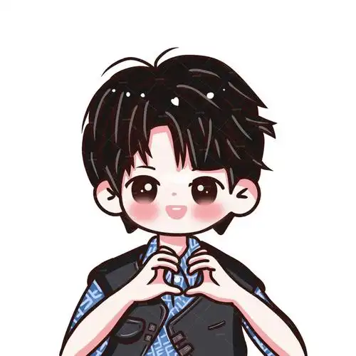 客单展示|严浩翔#手绘头像  #手绘头像  #立牌  #q版立牌 #q版  #约稿