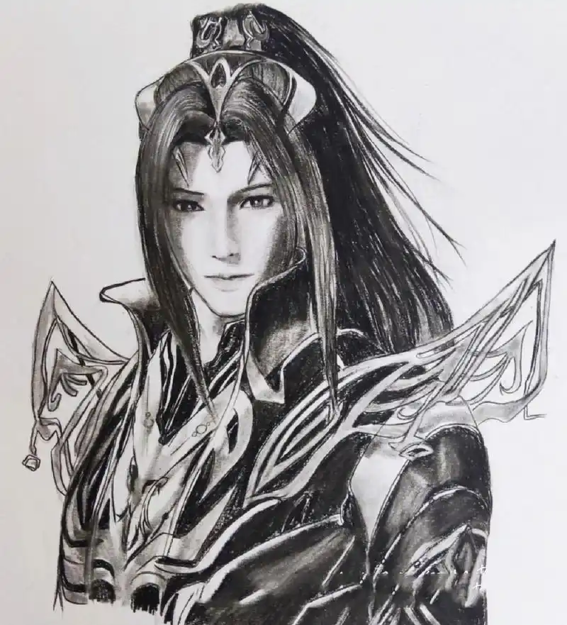 唐三素描来了 全程自画 禁止盗图 勿喷 要过程(教程)私信我