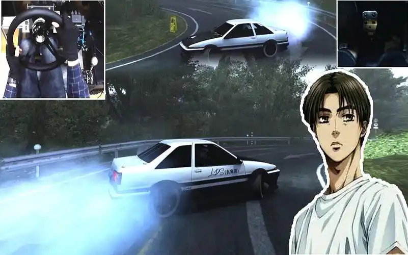 做一回藤原拓海秋名山ae86全程观赏性漂移 - 神力科莎 | 伺服直驱方向