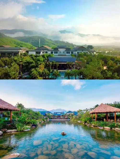 1,汕尾水底山温泉庄园96100万亩原生森林的包容之中9668个特色各