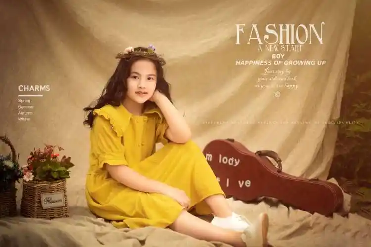 沿途的儿童摄影作品《8岁》