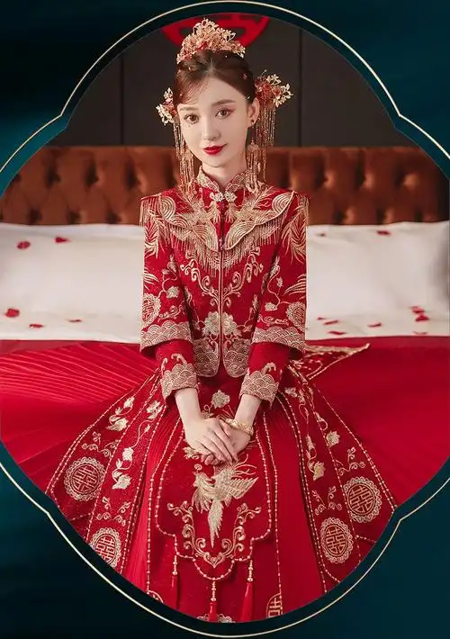 秀禾服新娘夏秀禾服新娘2022新款礼服中式结婚夏季婚服小个子孕妇秀