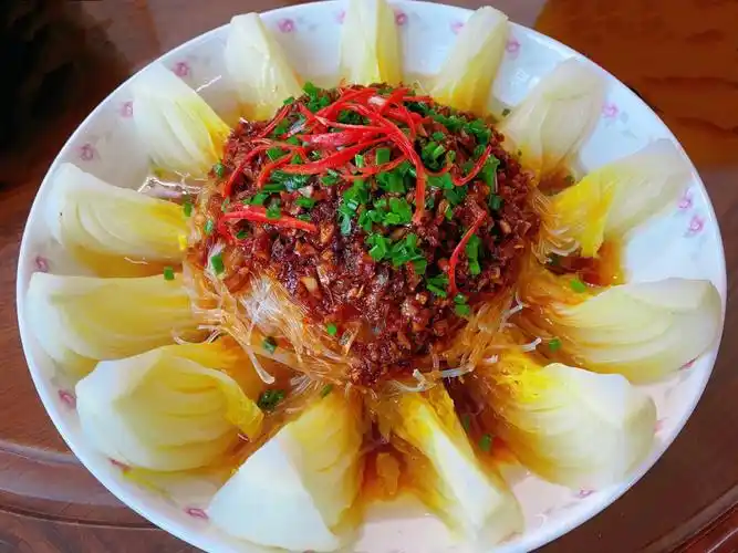 蒜蓉粉丝娃娃菜