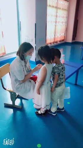 童艺幼儿园六一体检啦!