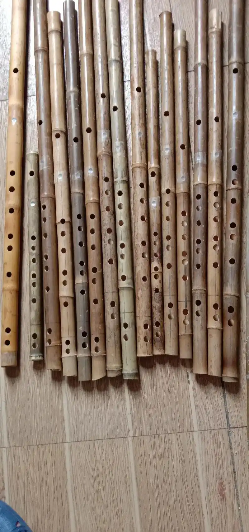 竹笛纯手工制作#民乐竹笛  - 抖音