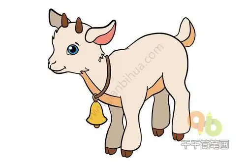 老山羊医生简笔画彩色