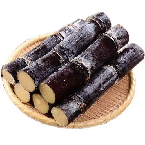 鲜木广西黑皮甘蔗新鲜应季水果现砍现发精选中段脆甜多汁5斤精品装