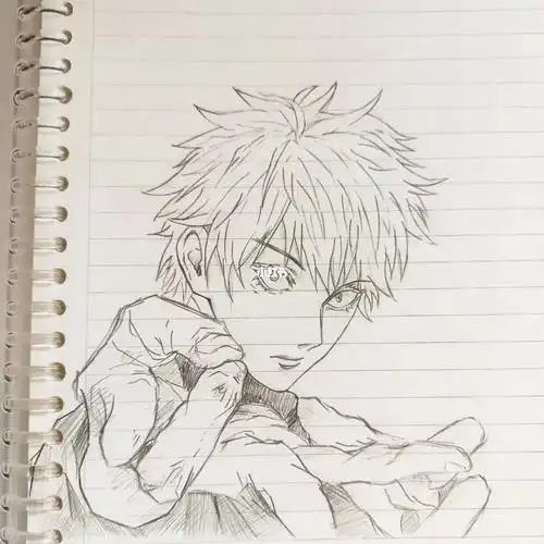 自己觉得没有把五条老师画丑04#五条悟 #咒术回战 #五条老师 #手绘