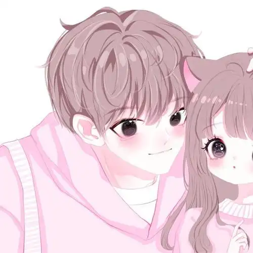 超甜的情侣头像