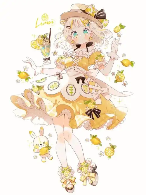 9张高清女生动漫人物临摹图片素材分享