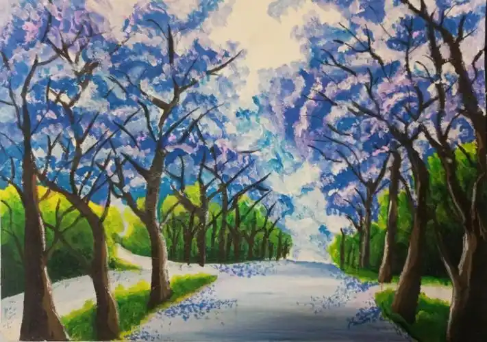 学生作品风景画