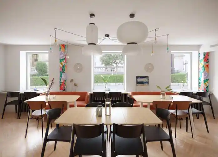 时尚餐馆效果表现